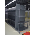 Double Sided Supermarket Rack Shelf Heavy Duty Style Shelf